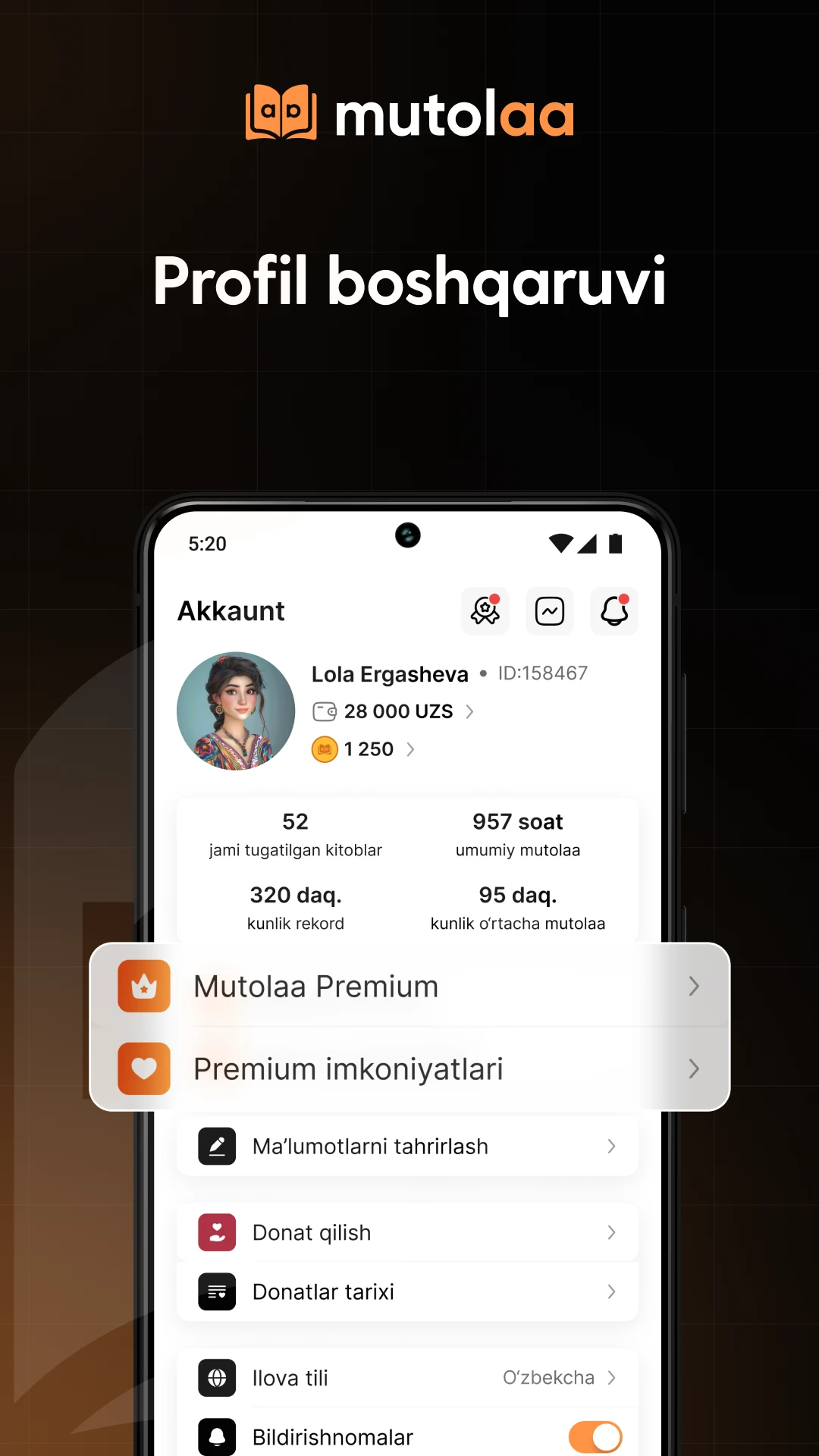 Mutolaa screenshot